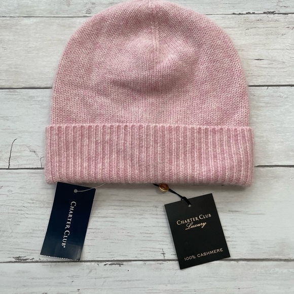 Charter Club Luxury 100% Cashmere Cuffed Beanie, Macys - Picture 2 of 11